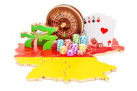 Casino-Spiele auf Deutschlandkarte
